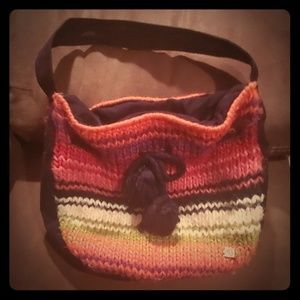 Roxy knitted purse